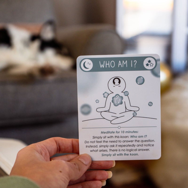 The Idea Space BEST 100 Daily Meditation Cards | Anxiety Relief Item for Relaxation | Self Care Kit for Stress Relief | Perfect Mindfulness Gift For Teens & Adults | Advance Beyond Positive Affirmations - Image 4